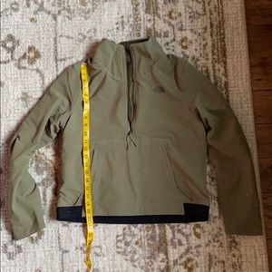 North Face reversible quarter zip